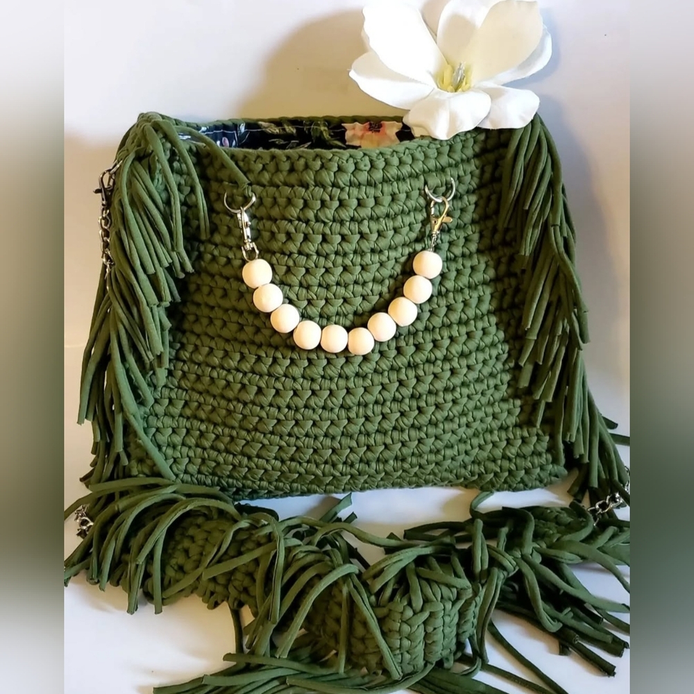 Luxury Handmade Crochet Tote Marlena made in Poland